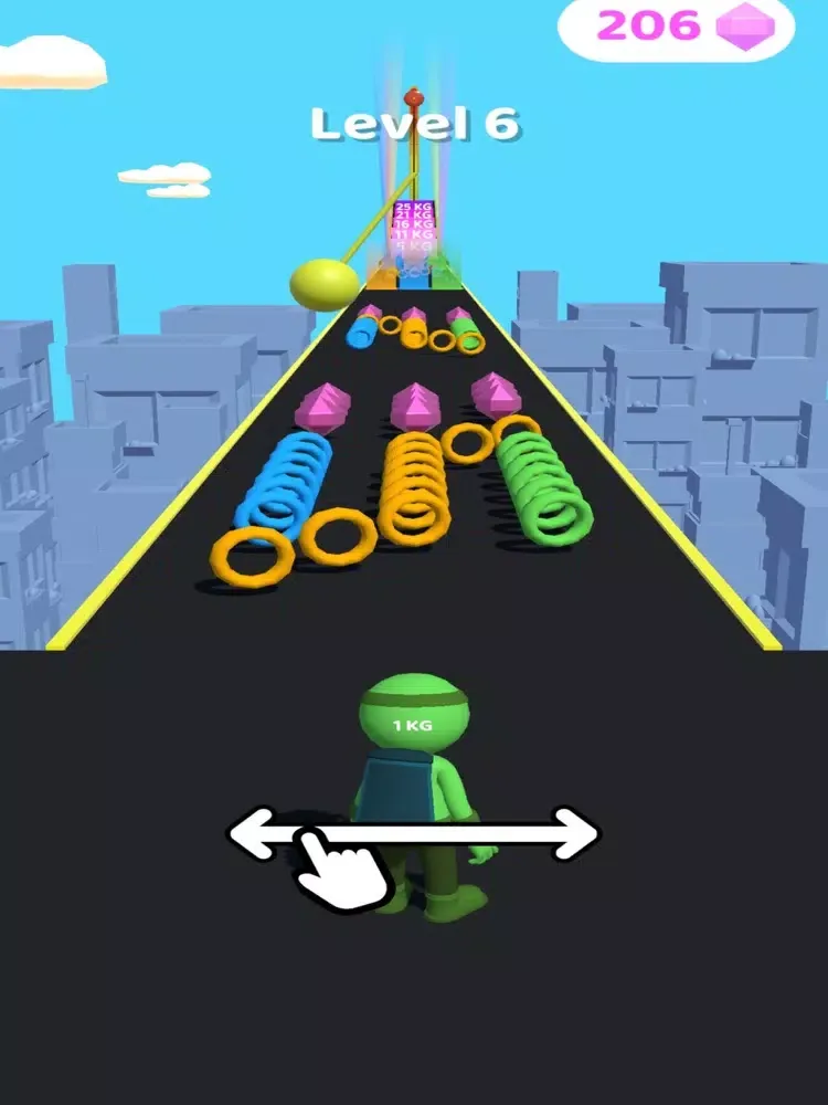 Big Head Man Run iPad 應用截圖