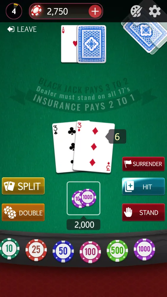 Скриншоты Blackjack 21 - Casino Game