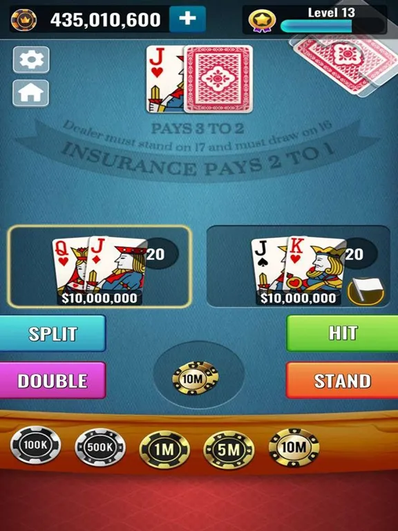 Blackjack 21: Pro Blackjackist iPad  Screenshots