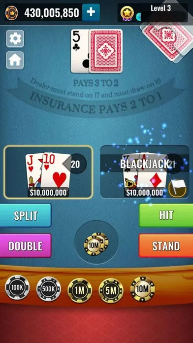 Blackjack 21: Pro Blackjackist Screenshots