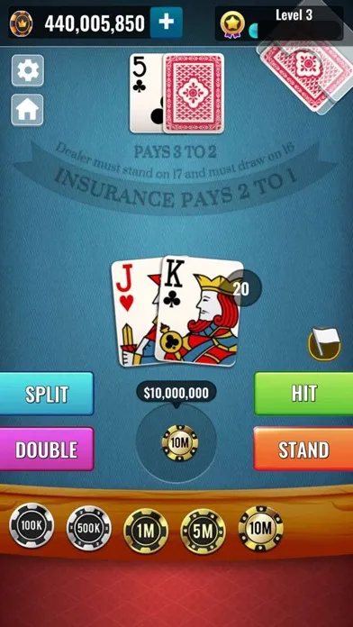 Blackjack 21: Pro Blackjackist Screenshots