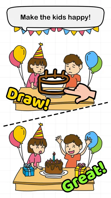 Brain Draw - Draw one part Screenshots