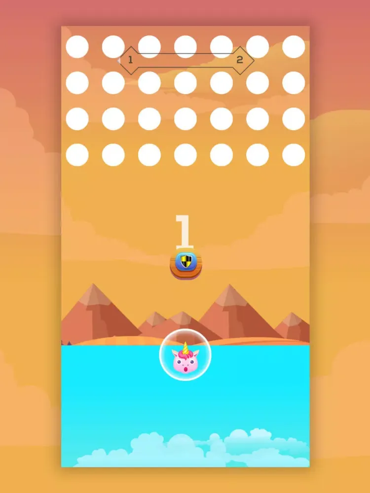 Capturas de tela do Bubble Go Up iPad 