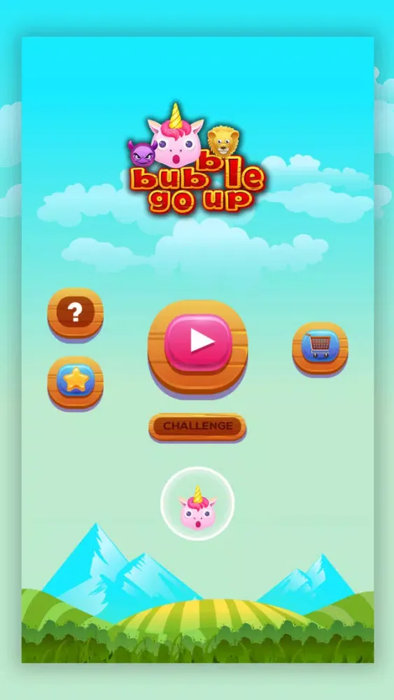 Capturas de tela do Bubble Go Up