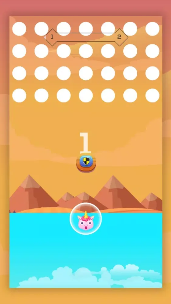 Capturas de tela do Bubble Go Up