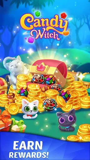 Ảnh chụp màn hình của Candy Witch - Match 3 Puzzle