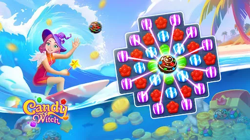 Ảnh chụp màn hình của Candy Witch - Match 3 Puzzle