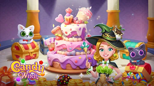 Ảnh chụp màn hình của Candy Witch - Match 3 Puzzle