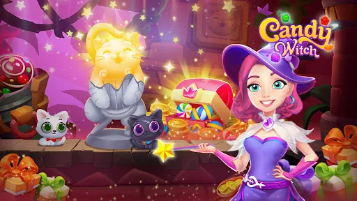 Ảnh chụp màn hình của Candy Witch - Match 3 Puzzle