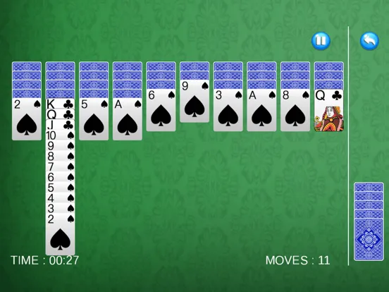 Our Spider Solitaire iPad  স্ক্রিনশট