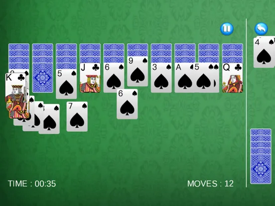 Our Spider Solitaire iPad  স্ক্রিনশট
