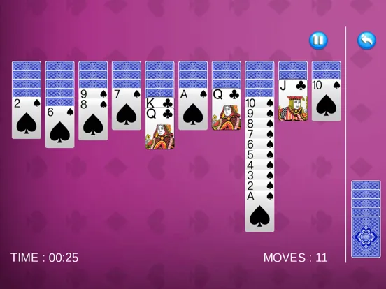 Our Spider Solitaire iPad  স্ক্রিনশট