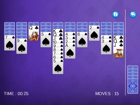 Our Spider Solitaire iPad  স্ক্রিনশট