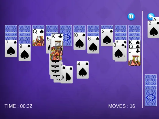 Our Spider Solitaire iPad  স্ক্রিনশট