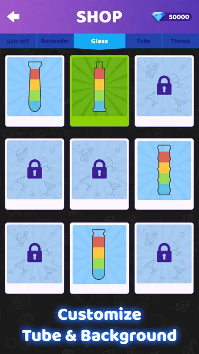 Скриншоты Water Puzzle: Cocktail Sort