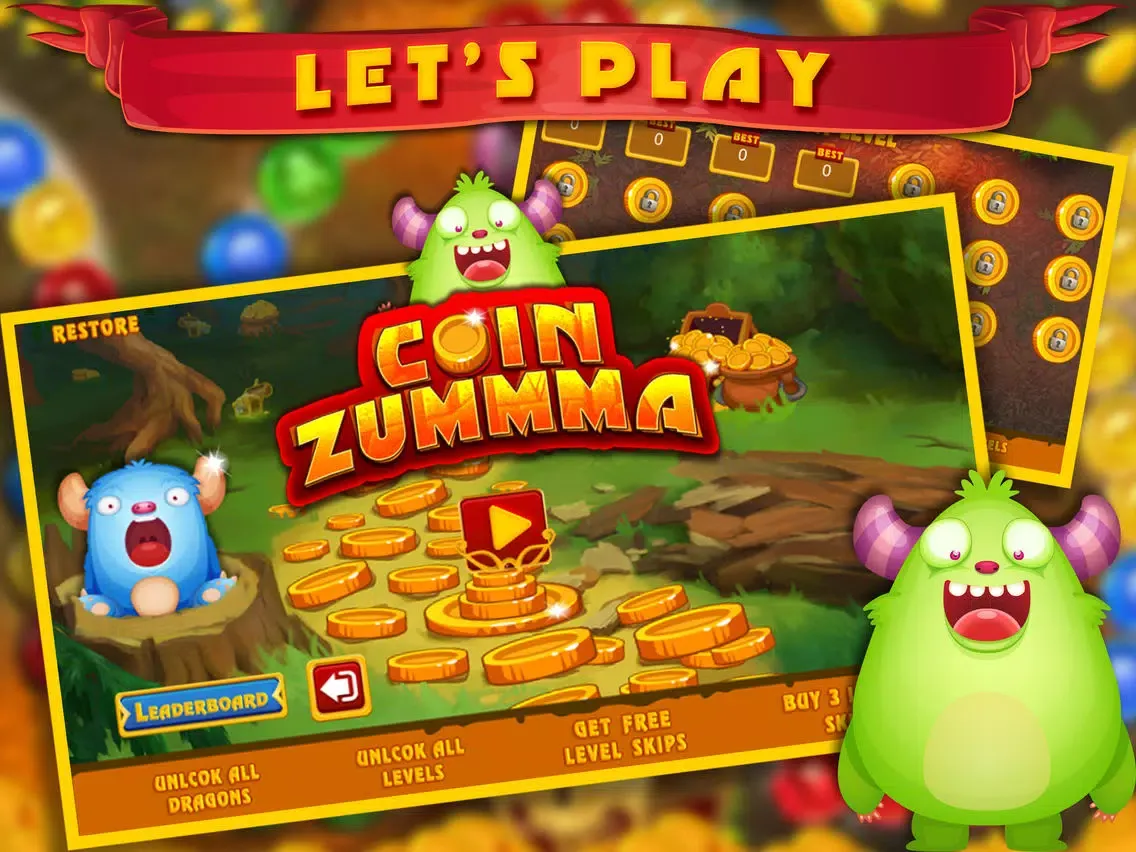 Ảnh chụp màn hình của Coin Zummma –The best Zummma Bubble Shooter iPad 