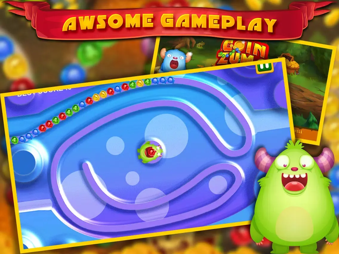 Ảnh chụp màn hình của Coin Zummma –The best Zummma Bubble Shooter iPad 