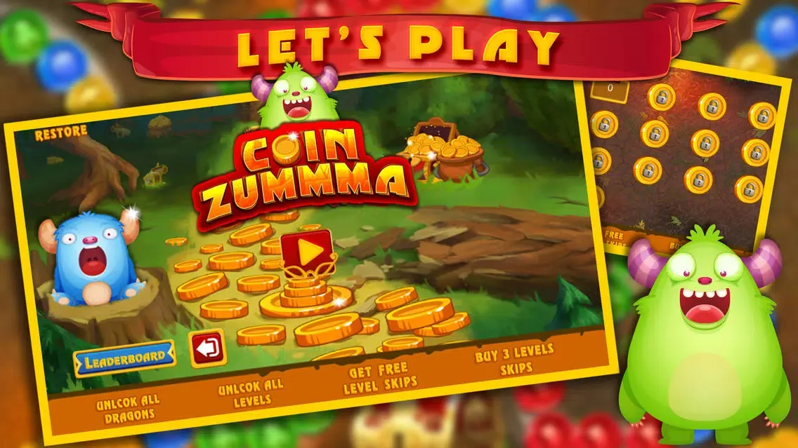 Ảnh chụp màn hình của Coin Zummma –The best Zummma Bubble Shooter