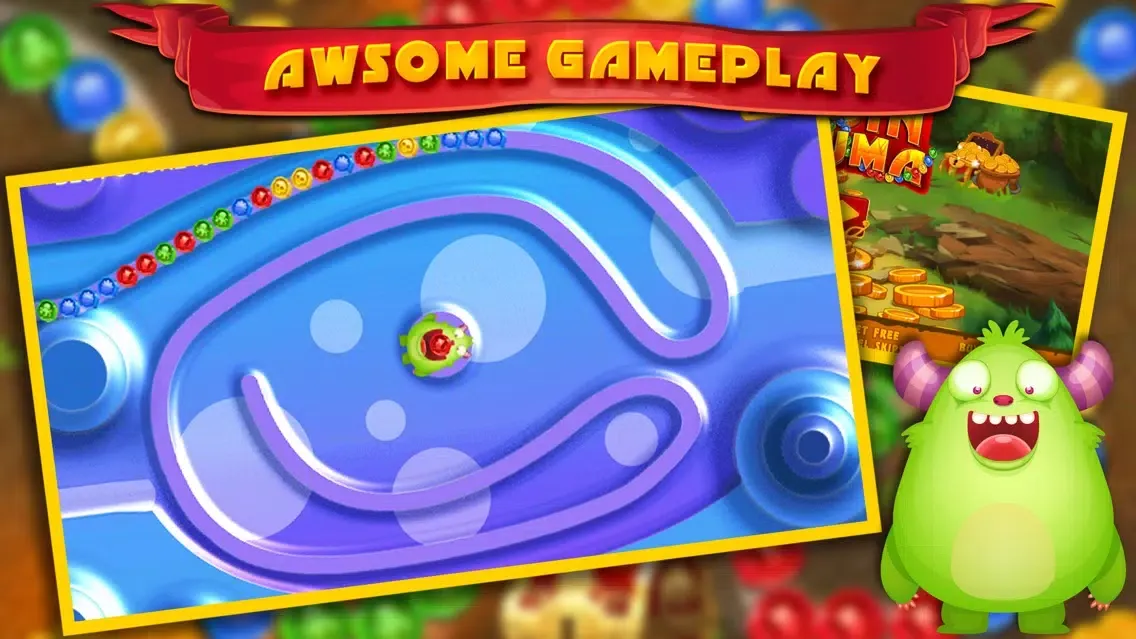 Ảnh chụp màn hình của Coin Zummma –The best Zummma Bubble Shooter