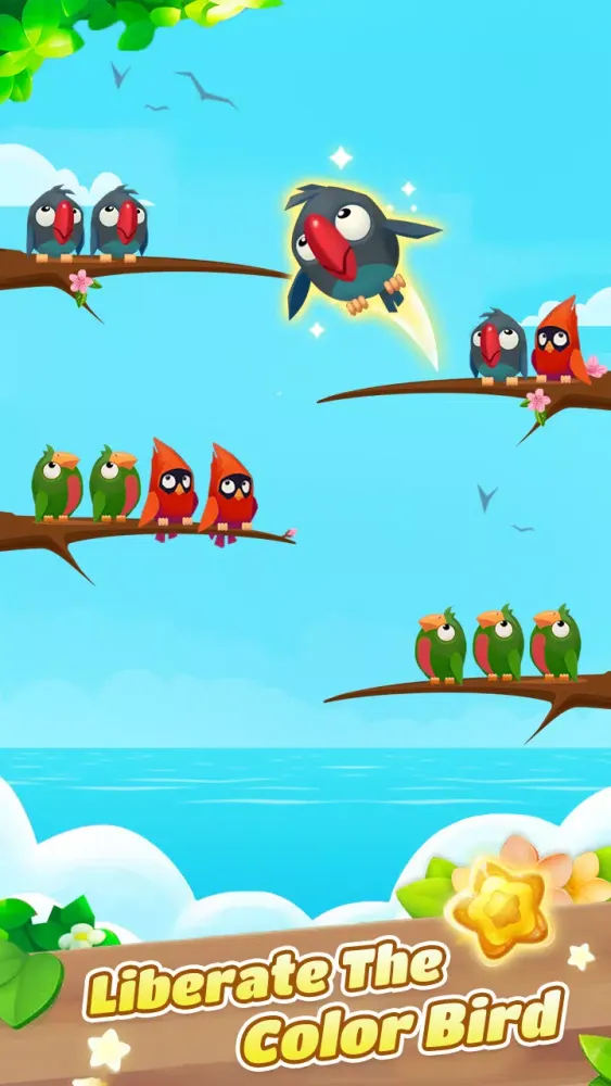 Captures d'écran de Color Bird Sort