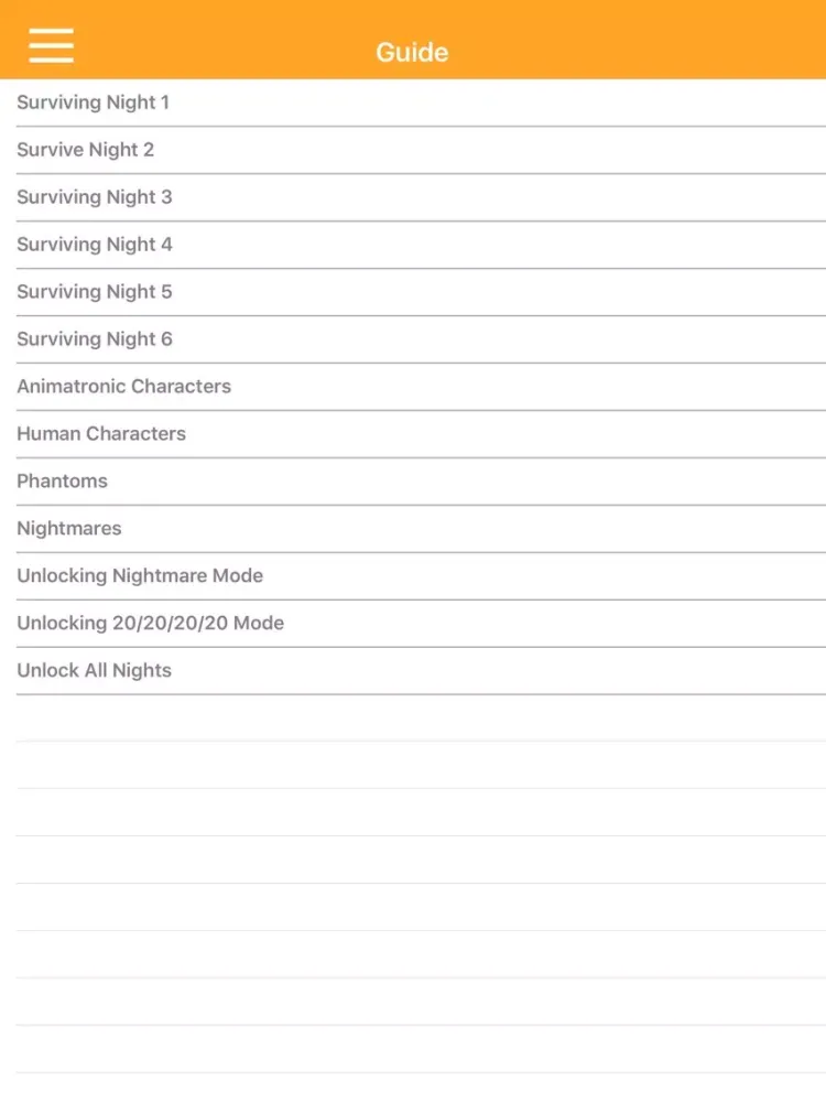 تصاویر Companion Guide for Five Nights At Freddy's 4 iPad 