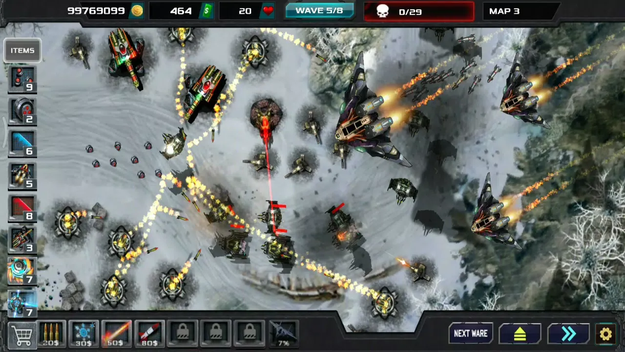 Tower Defense Legend War SciFi Screenshots