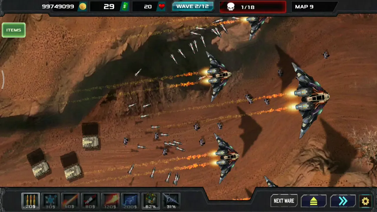 Tower Defense Legend War SciFi Screenshots