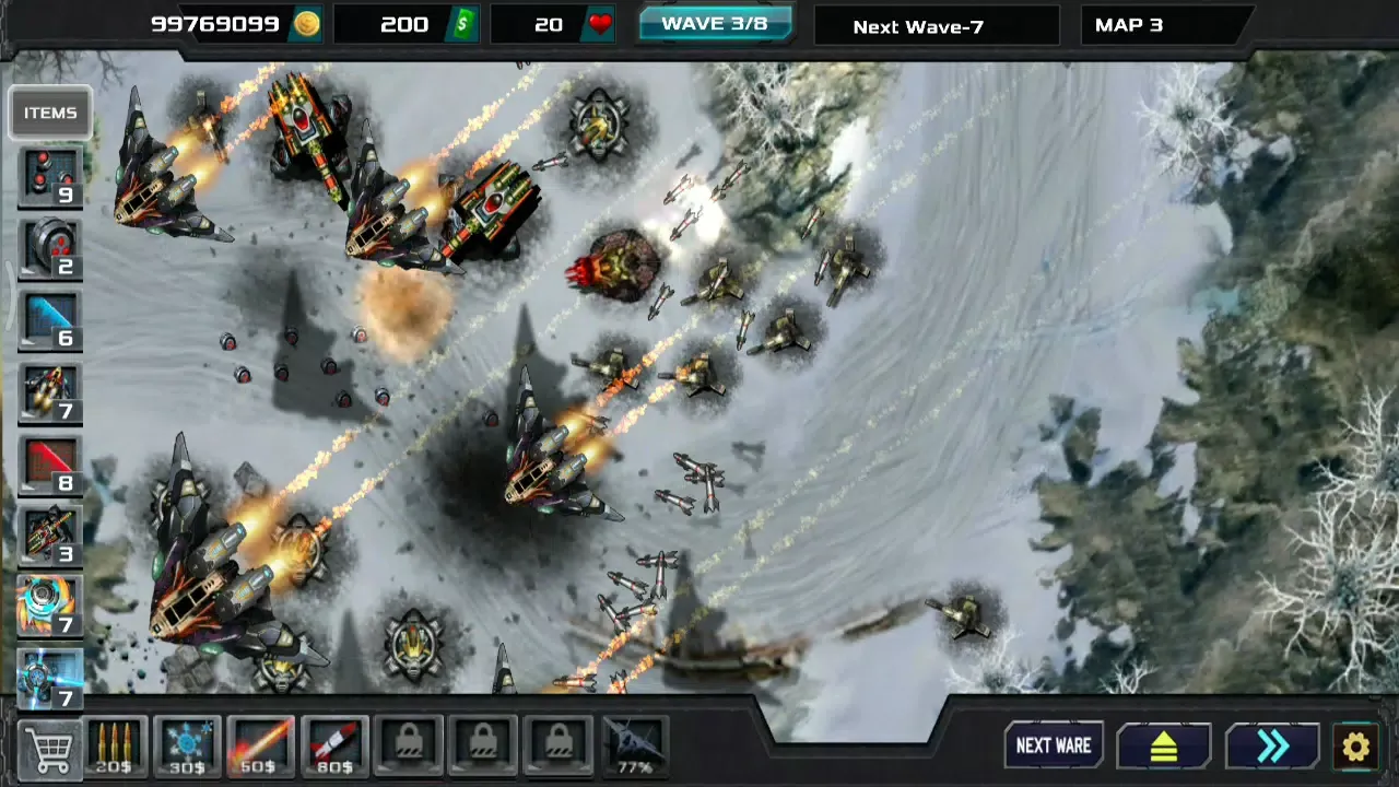 Tower Defense Legend War SciFi Screenshots