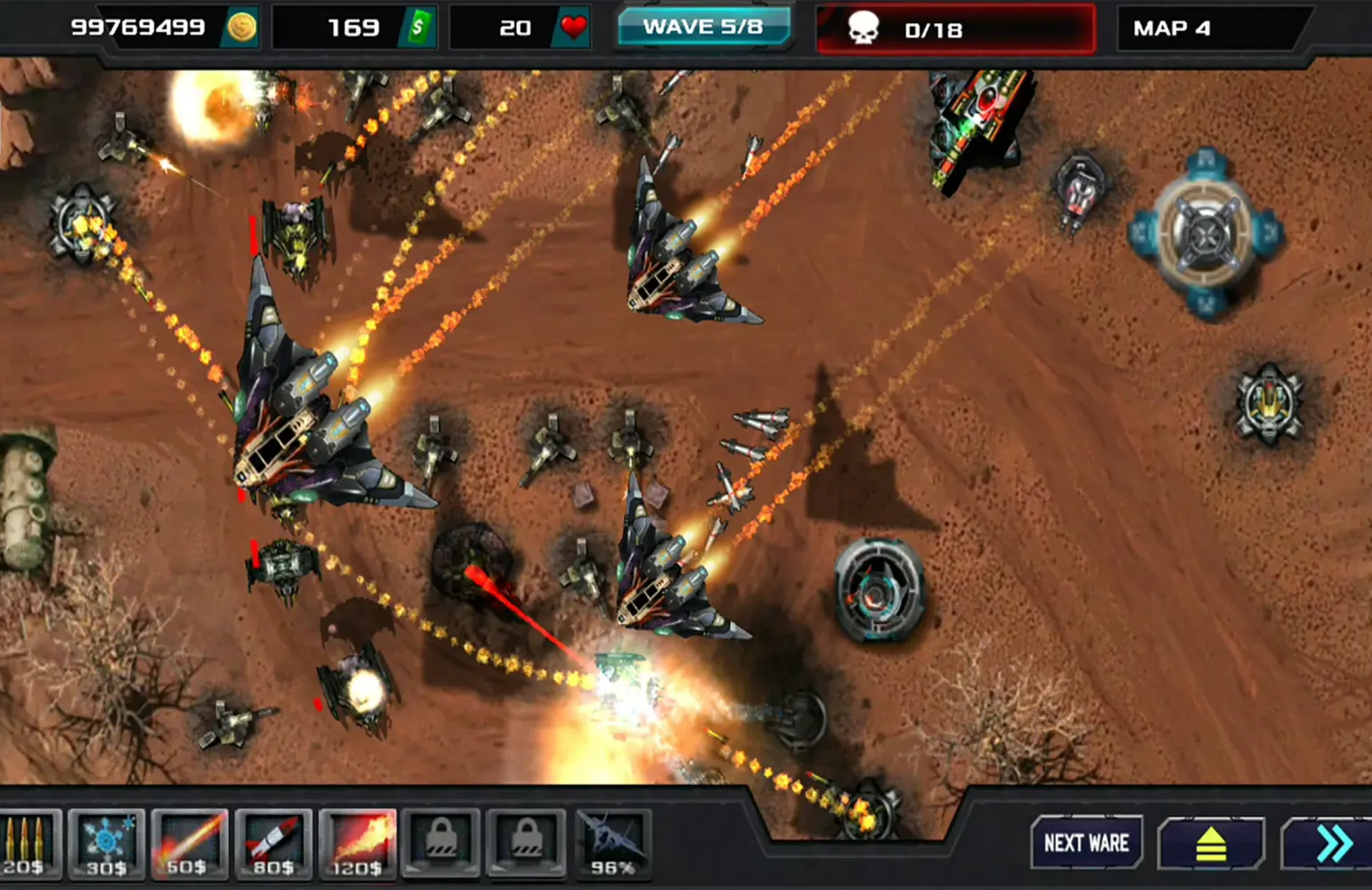 Tower Defense Legend War SciFi Screenshots