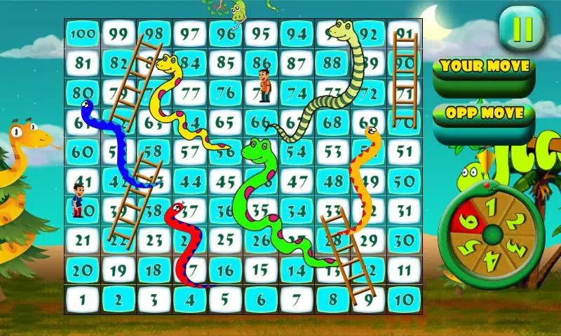 Captures d'écran de Snakes N Ladders The Jungle Fu