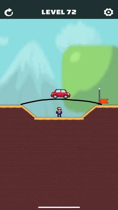 Capturas de pantalla de Bridge Draw Puzzle: Car Escape