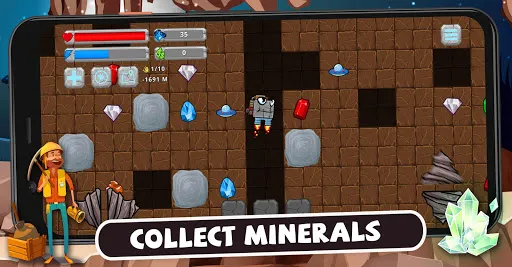 Digger Machine: find minerals Ekran Görüntüleri