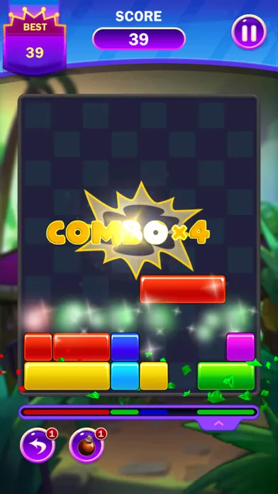 Capturas de tela do Falling Block Puzzle