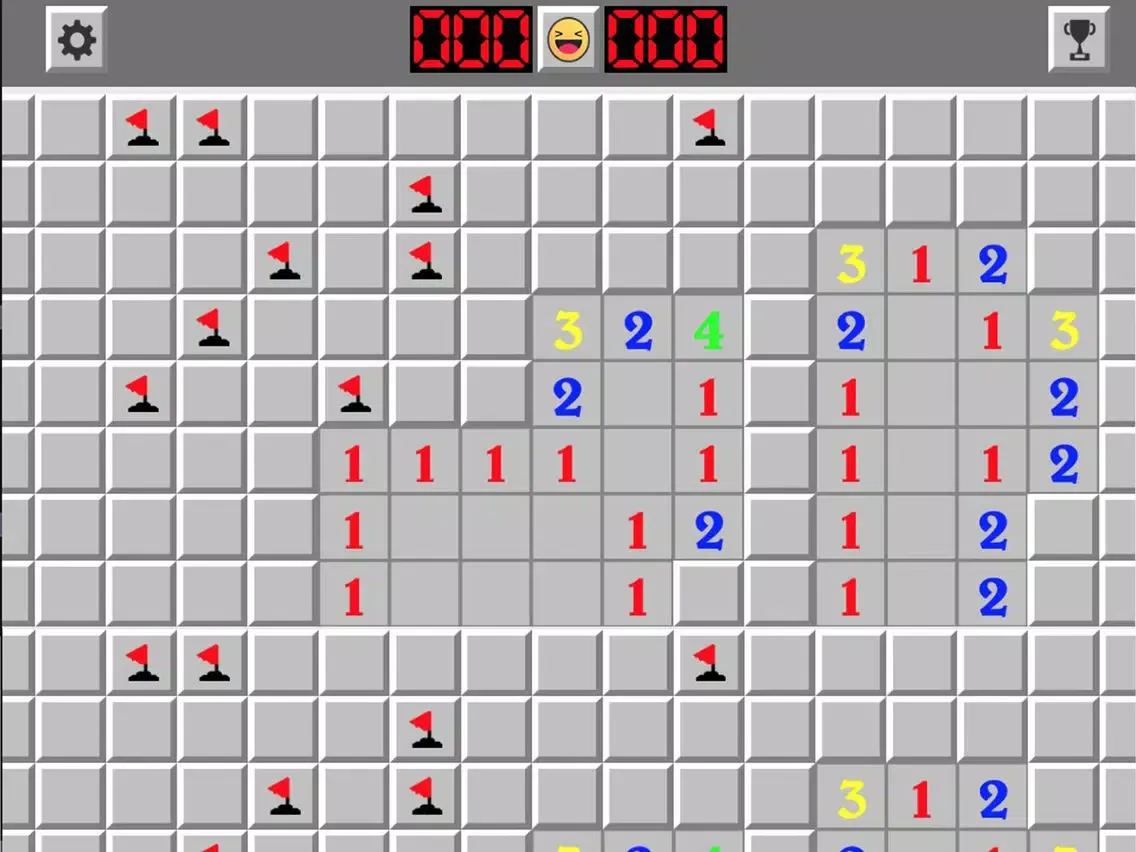 Ảnh chụp màn hình của Minesweeper version Classic iPad 