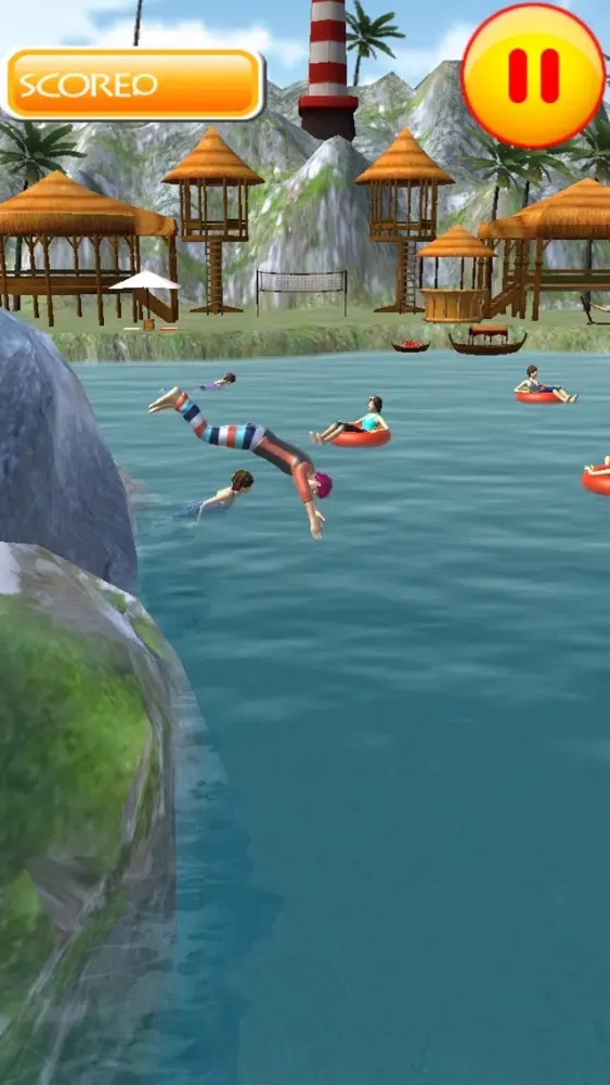 Flip Swim Diving : Cliff Jumping Screenshots