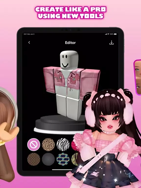 Studio for Roblox：Skin Creator iPad 應用截圖