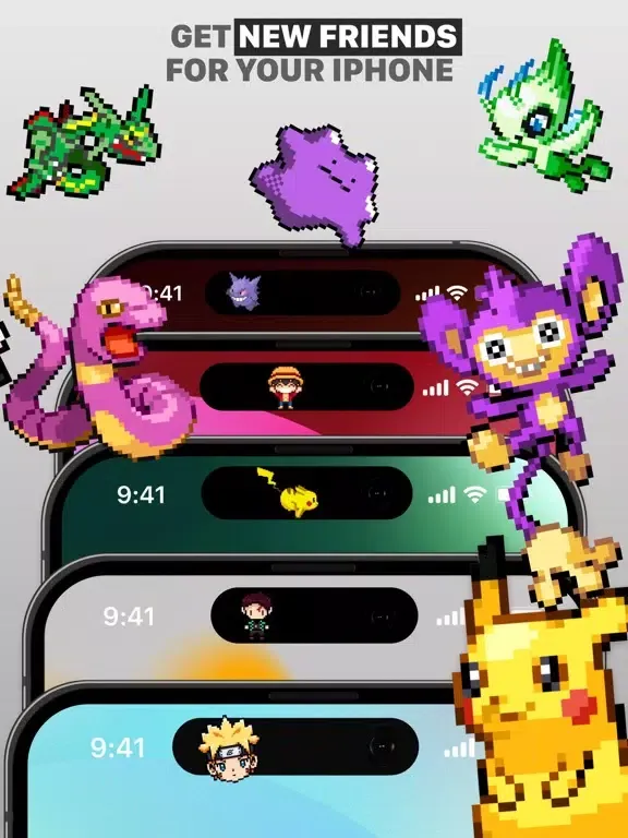 Poké Pets for Dynamic Island iPad  Screenshots