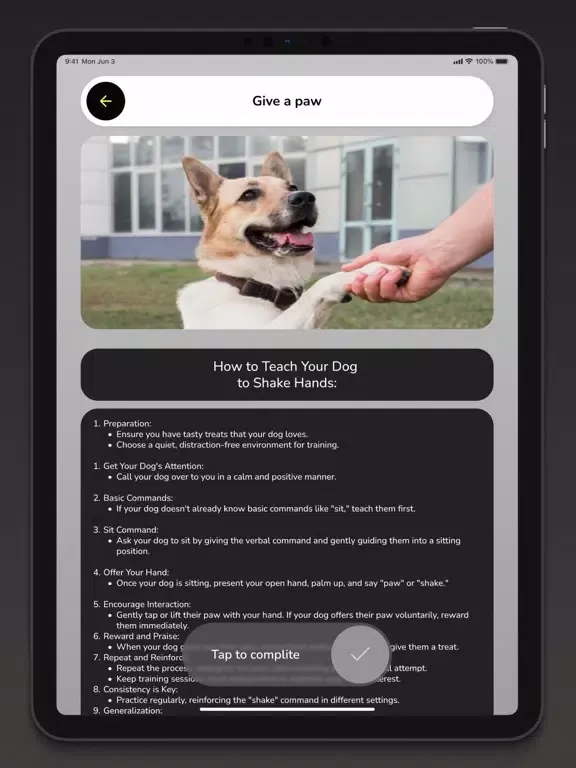Dog Barking Translator App iPad  Screenshots