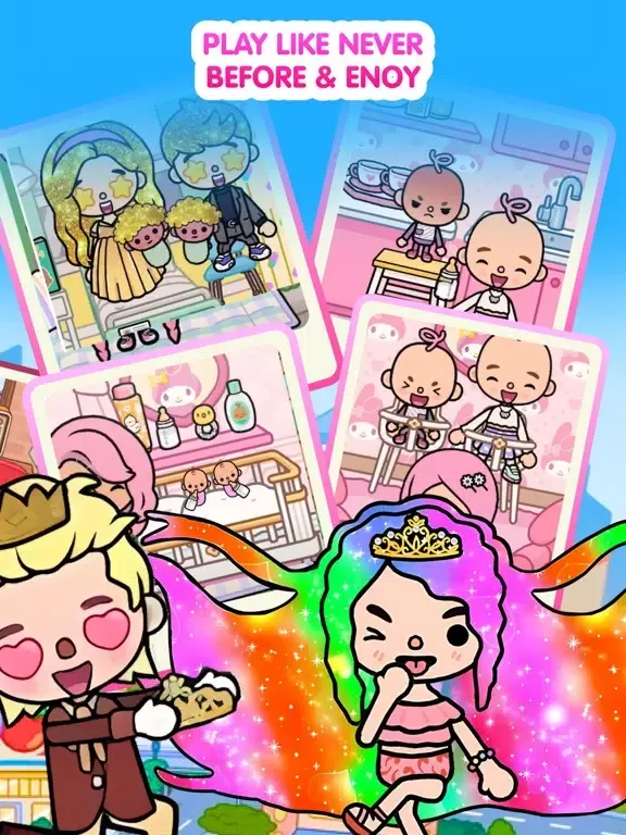 Capturas de tela do Toca Life World Mods & Skins. iPad 