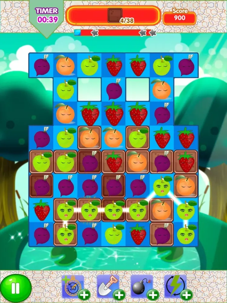 Capturas de pantalla de Fruit Garden Line iPad 