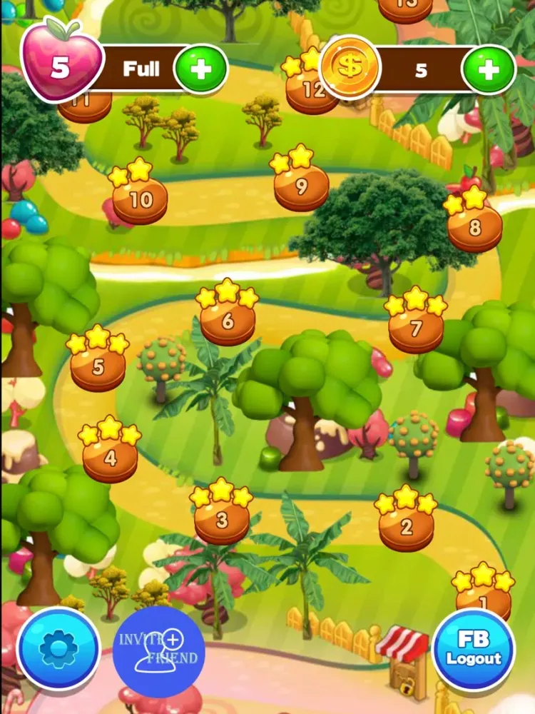 Capturas de pantalla de Fruit Garden Line iPad 