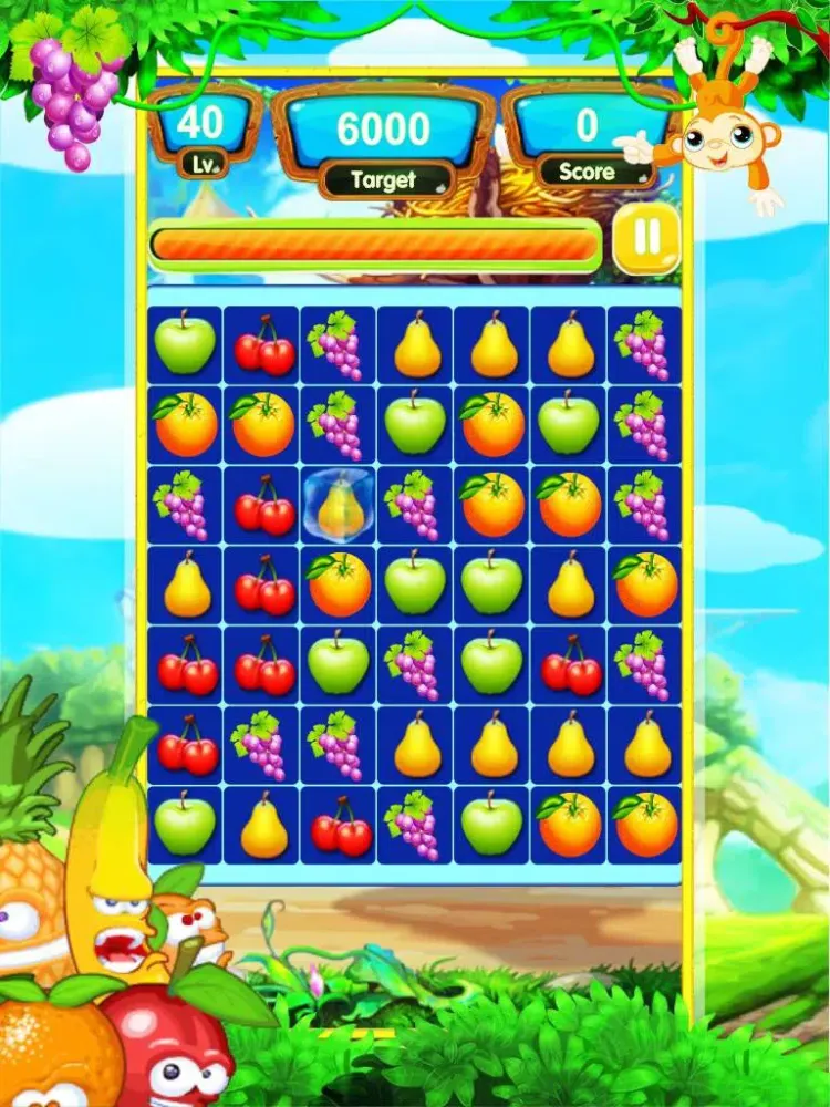 Tangkapan skrin Juicy Jam Match3 Adventure: Best Fruit Land Puzzle iPad 