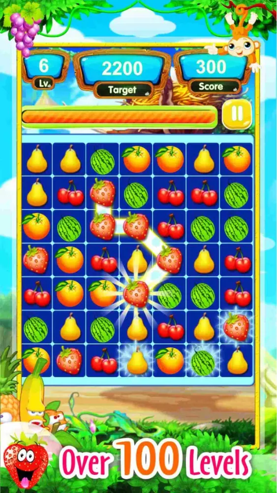 Tangkapan skrin Juicy Jam Match3 Adventure: Best Fruit Land Puzzle