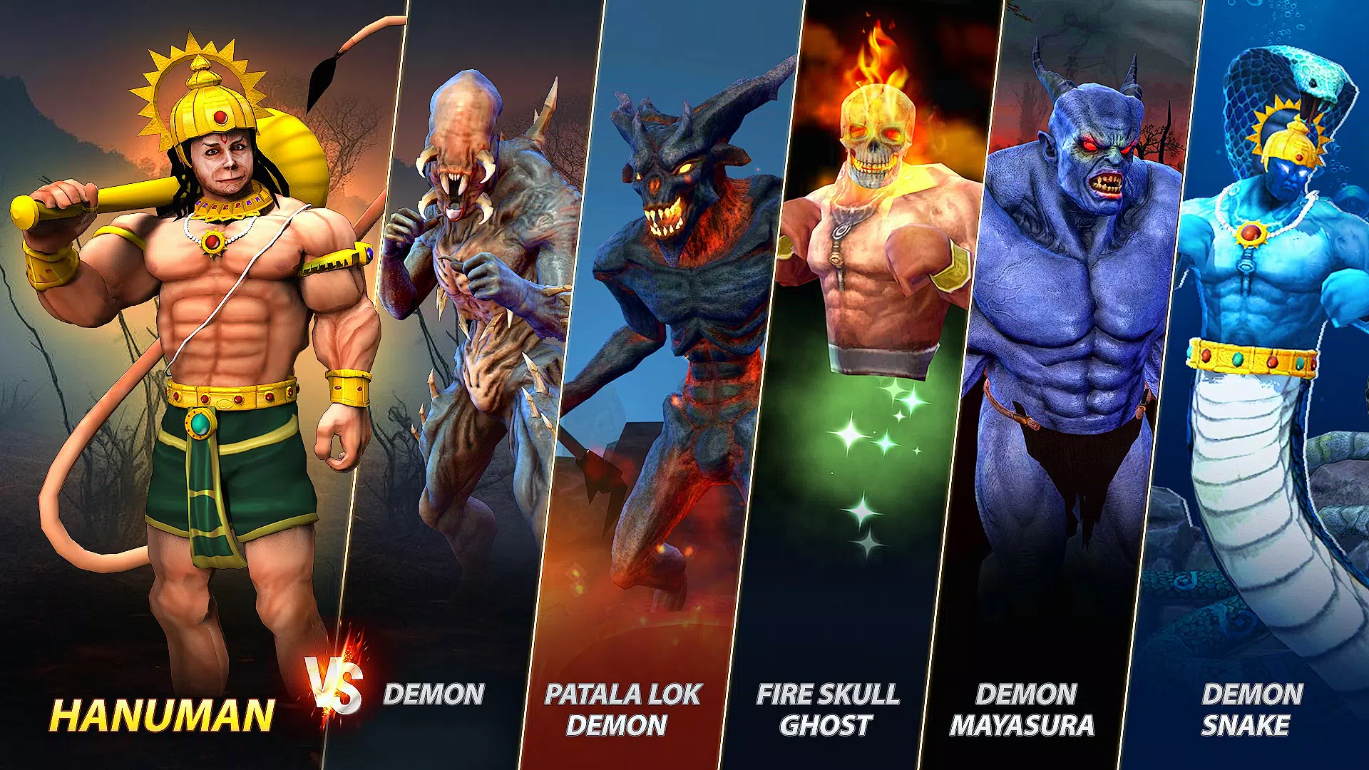 Hanuman & Fighters Versus Evil Screenshots