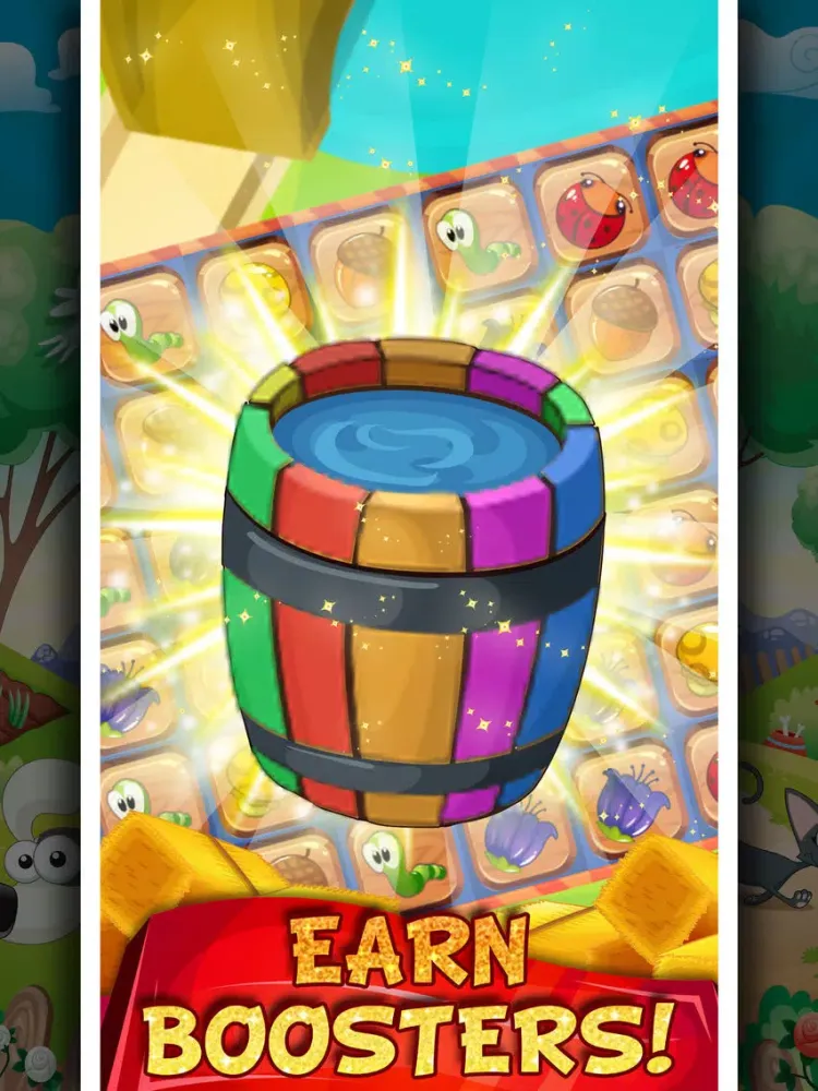 Tangkapan layar Happy Land Farm Blast iPad 