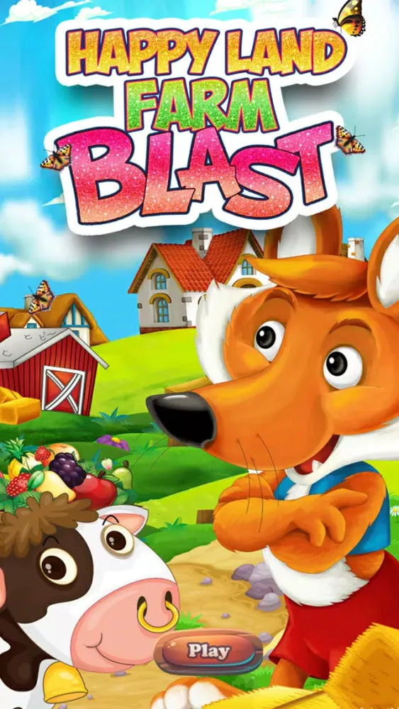 Tangkapan layar Happy Land Farm Blast