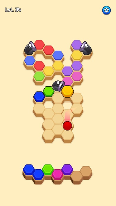 Capturas de tela do Hexa Jam - Puzzle Game