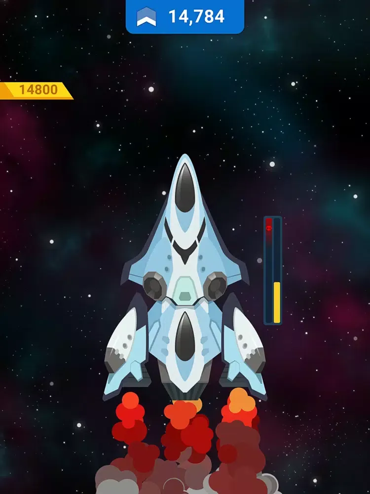 Ảnh chụp màn hình của Idle Rocket Sky iPad 