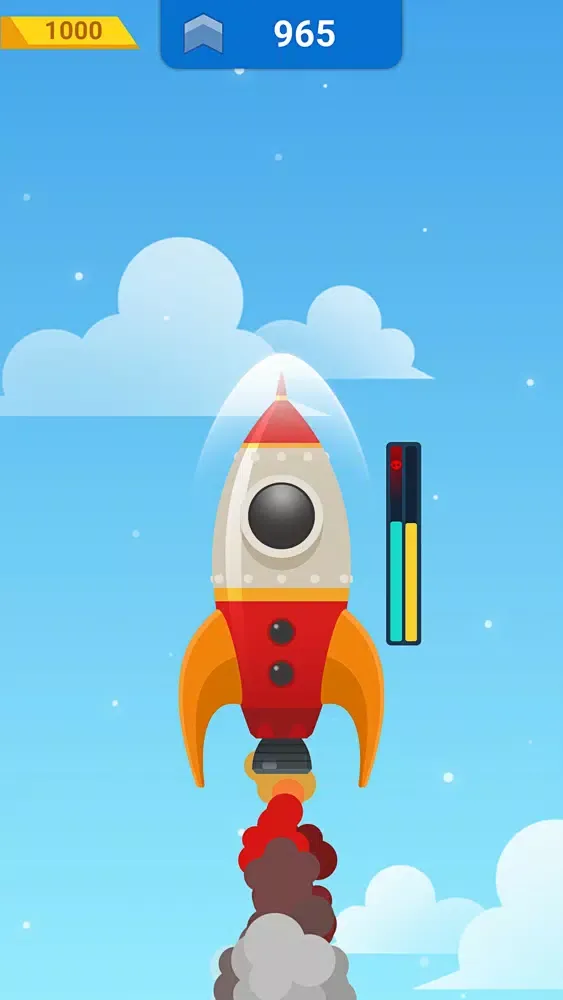 Ảnh chụp màn hình của Idle Rocket Sky