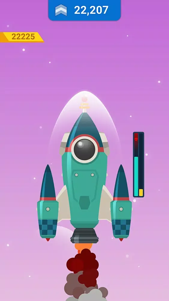 Ảnh chụp màn hình của Idle Rocket Sky